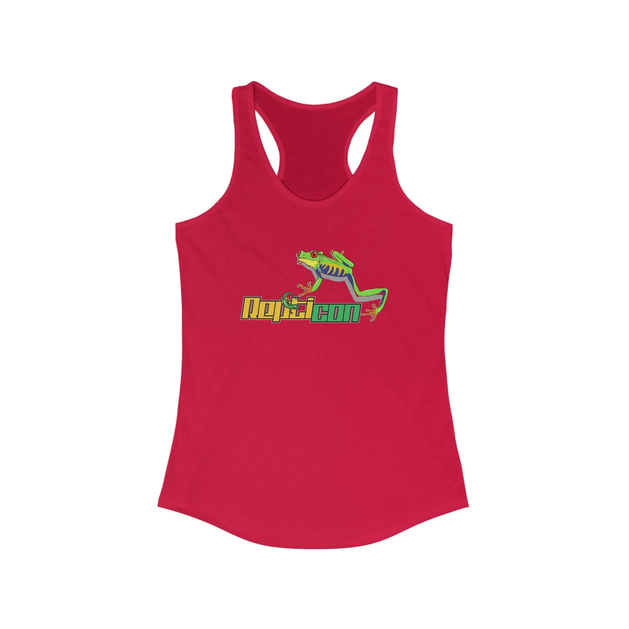 Repticon Women's Ideal Racerback Tank w/ Red Eyed Tree Frog