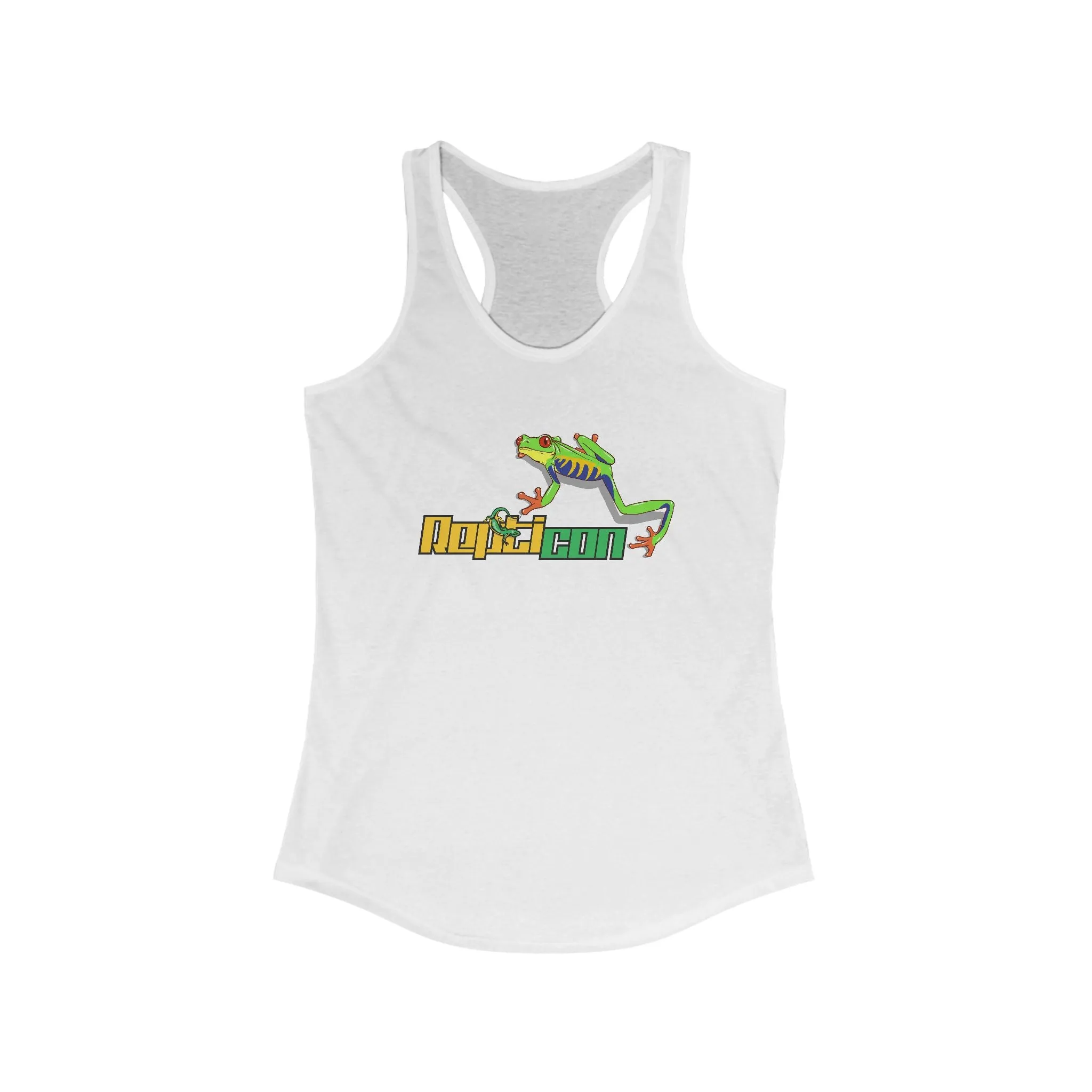 Repticon Women's Ideal Racerback Tank w/ Red Eyed Tree Frog