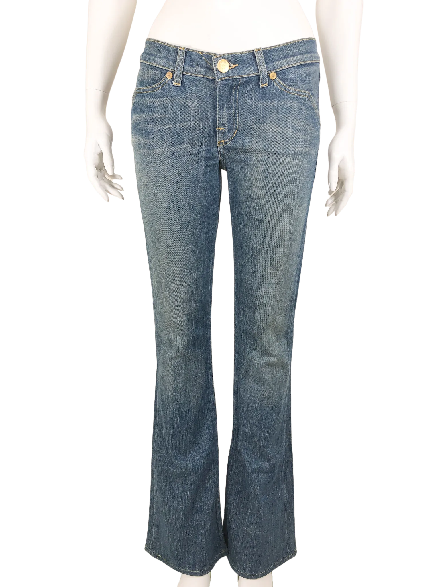 Rock & Republic, Motley Flare Jean with Split 'R' Pocket, Size 27 (4)
