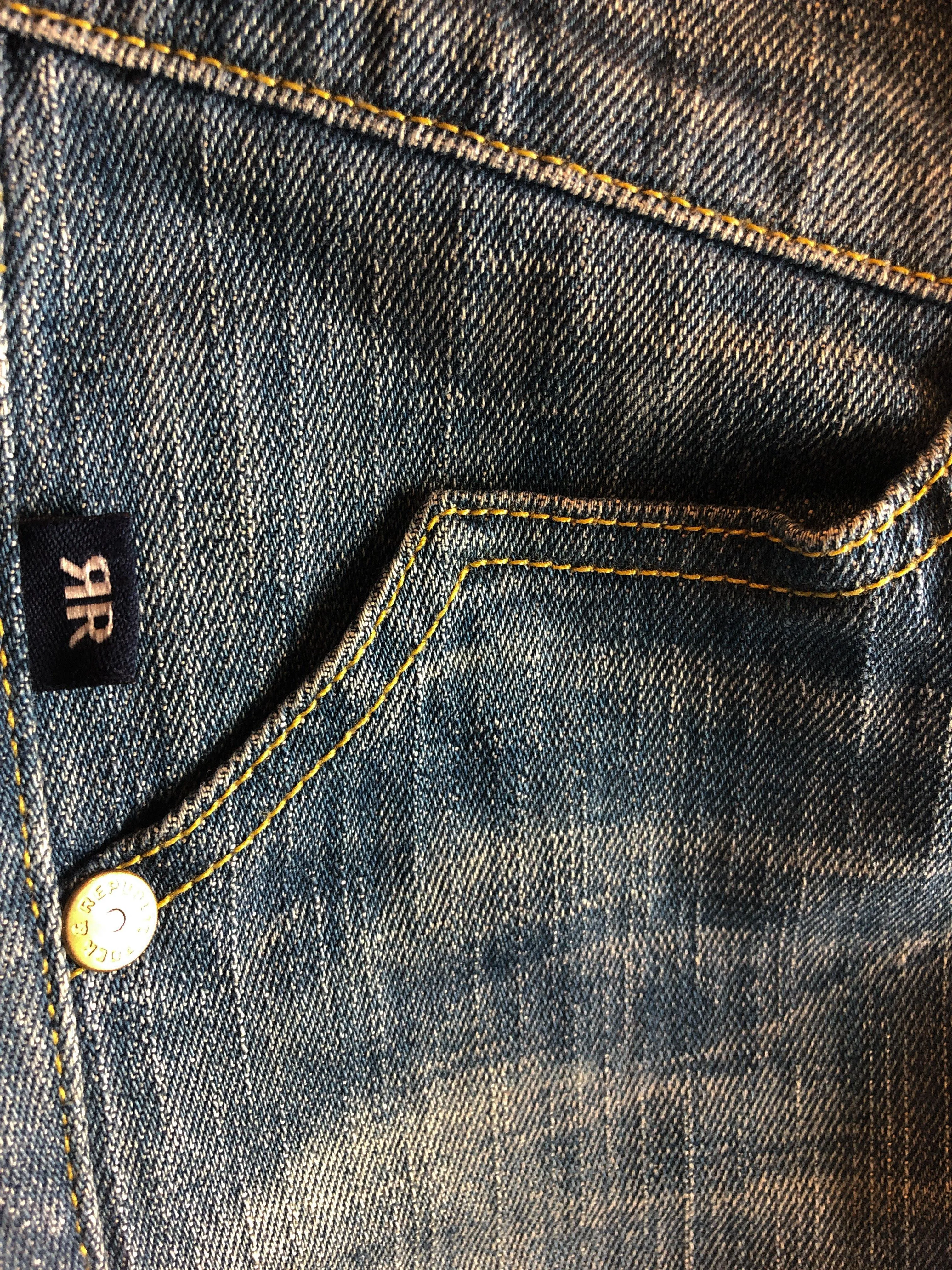 Rock & Republic, Motley Flare Jean with Split 'R' Pocket, Size 27 (4)