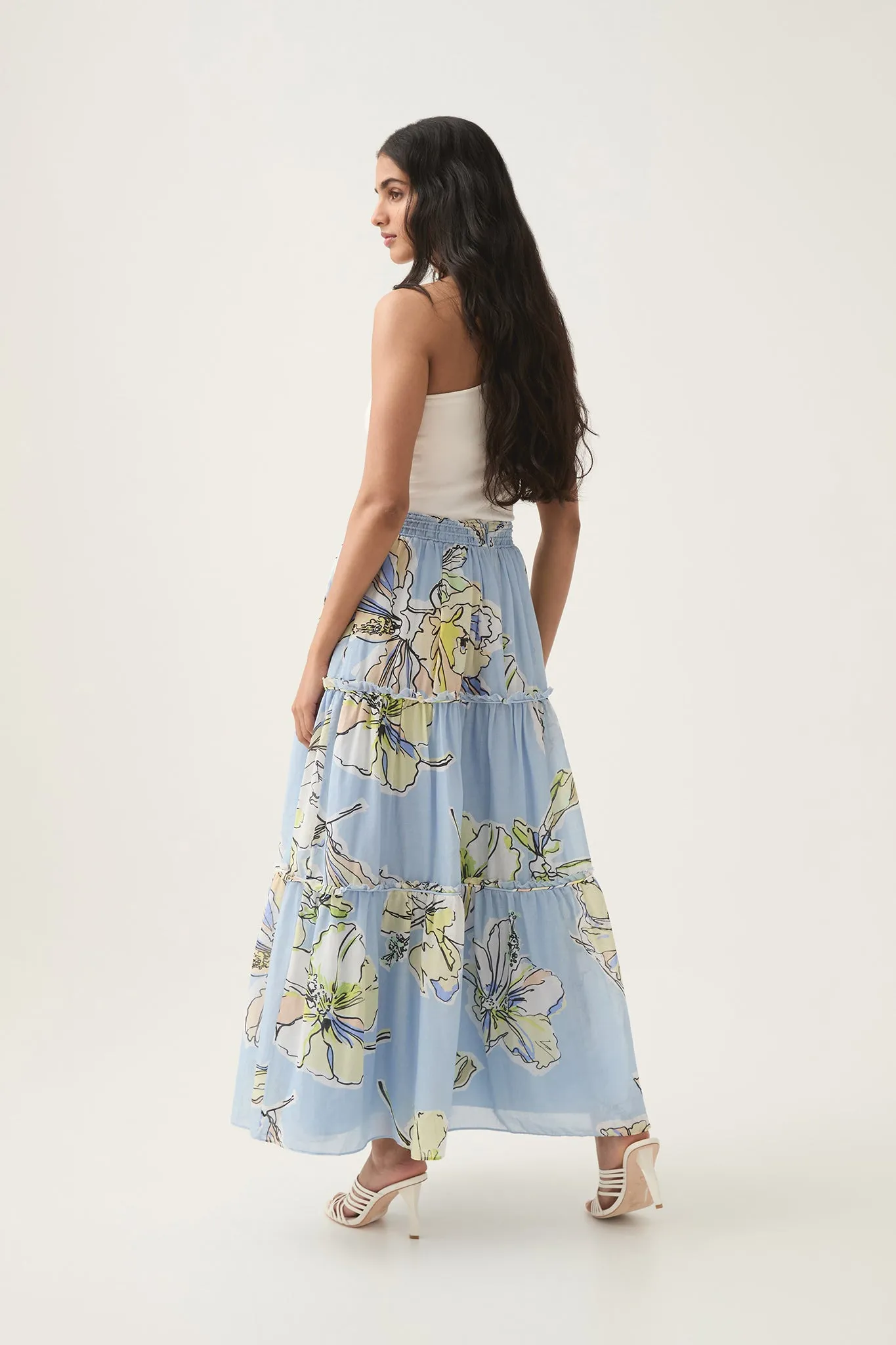 Romantica Voile Midi Skirt