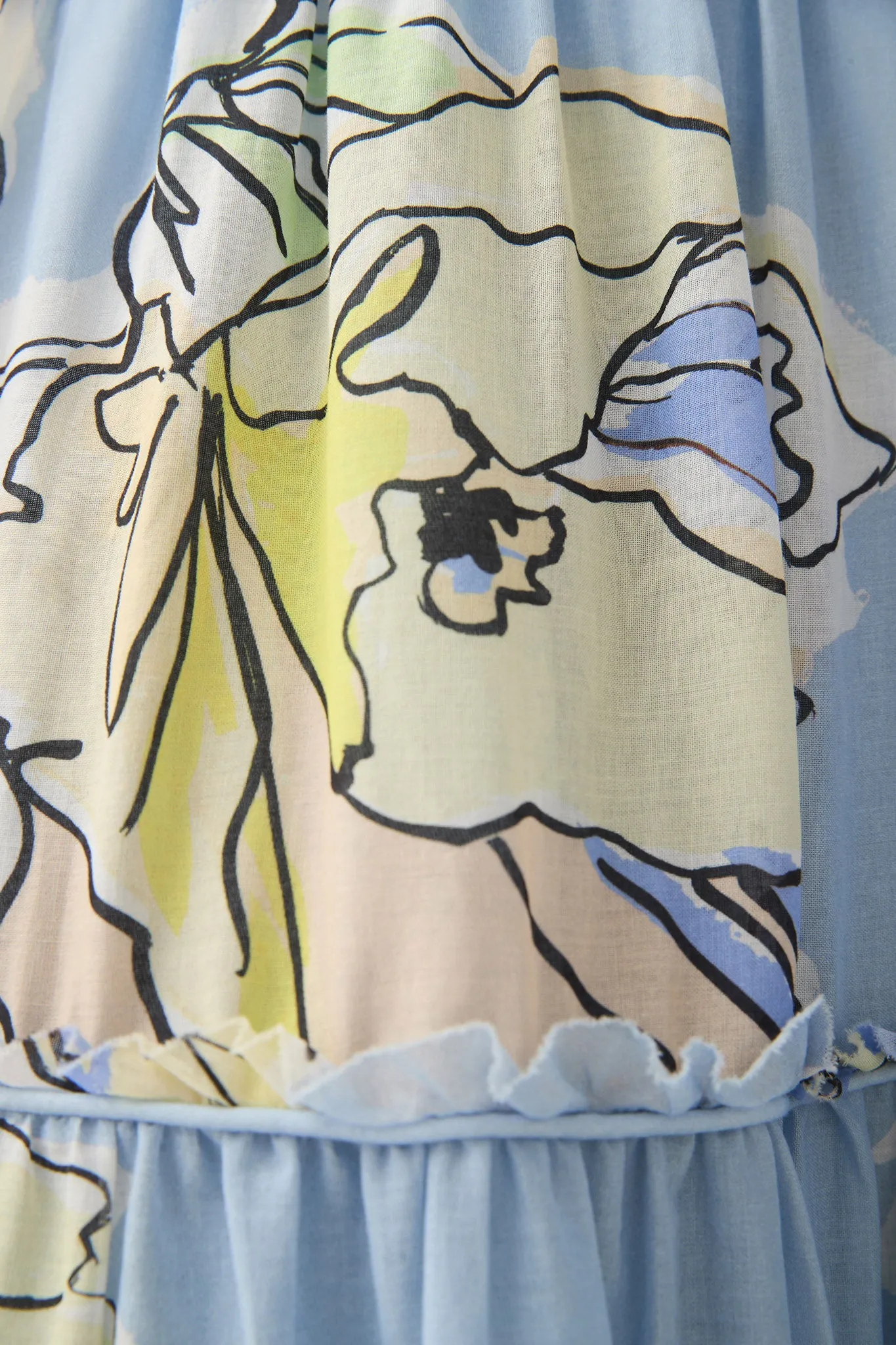 Romantica Voile Midi Skirt