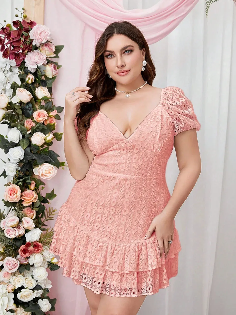 Ruffle Hem Sweet Cake Dress