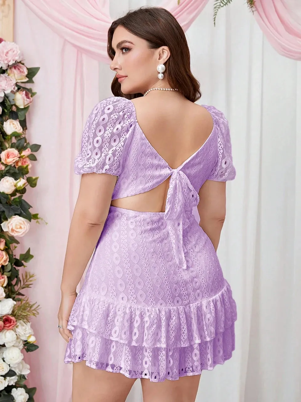 Ruffle Hem Sweet Cake Dress