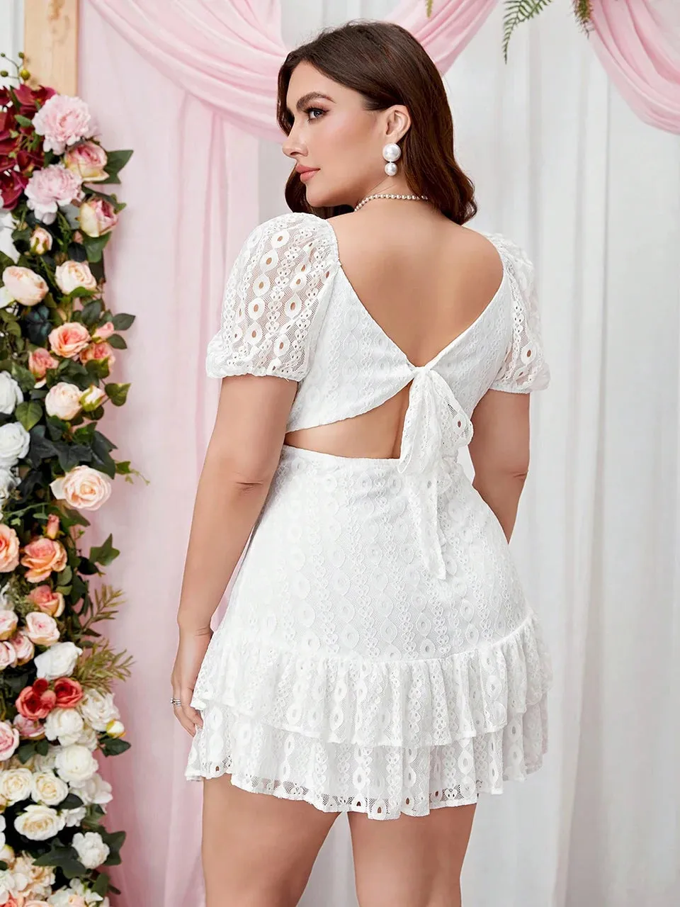 Ruffle Hem Sweet Cake Dress
