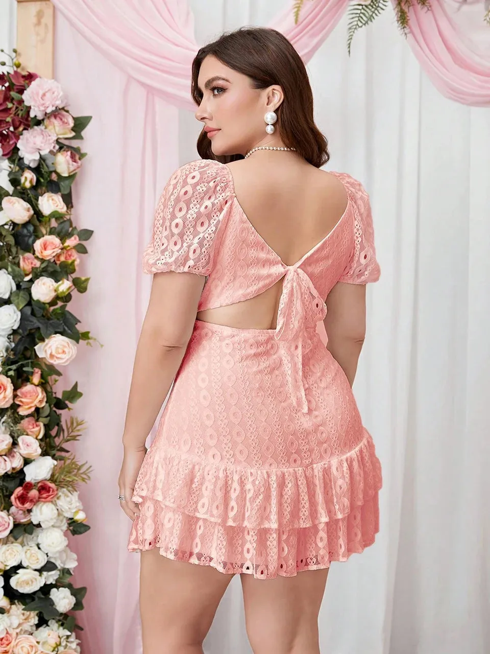 Ruffle Hem Sweet Cake Dress