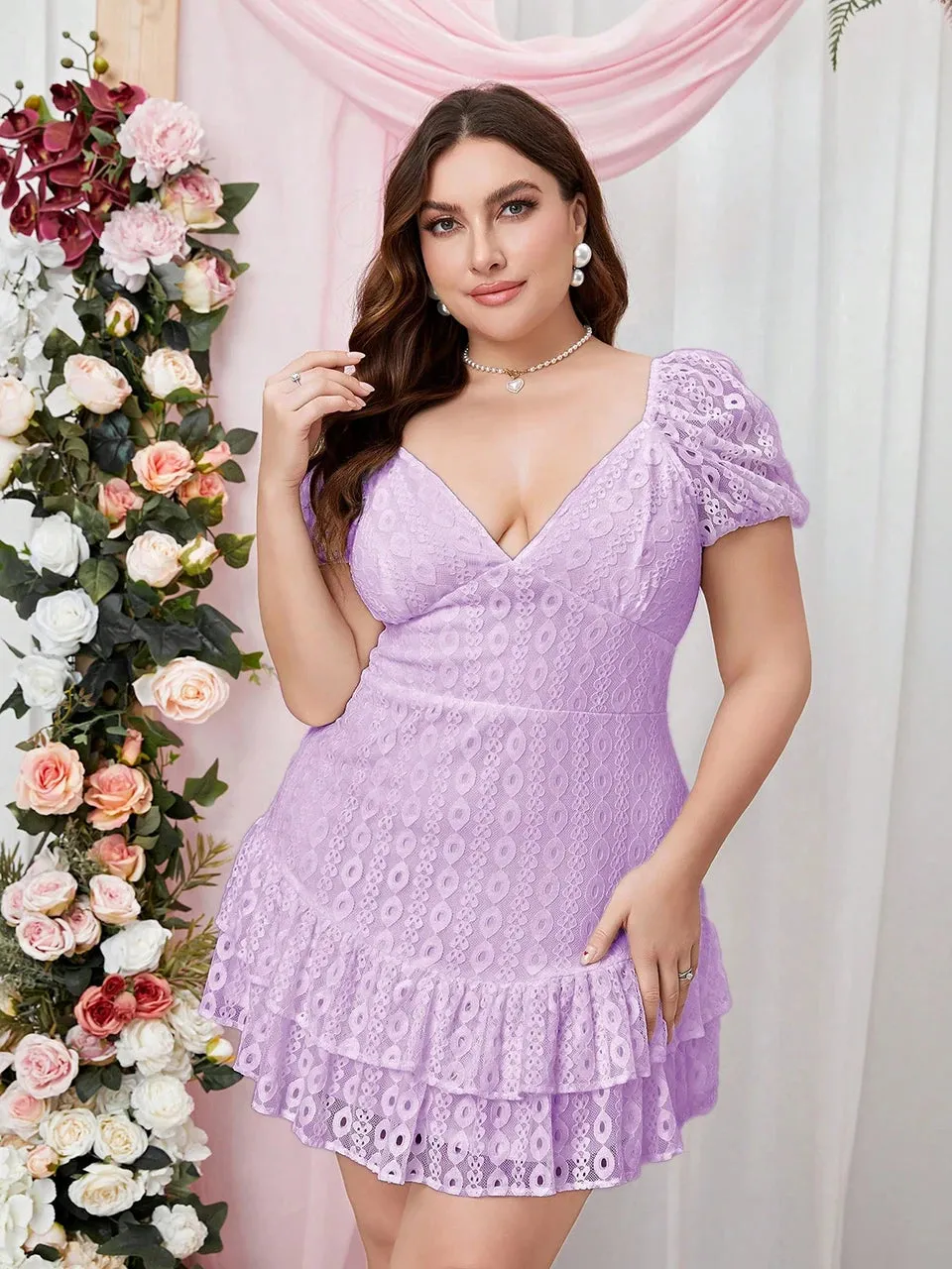 Ruffle Hem Sweet Cake Dress