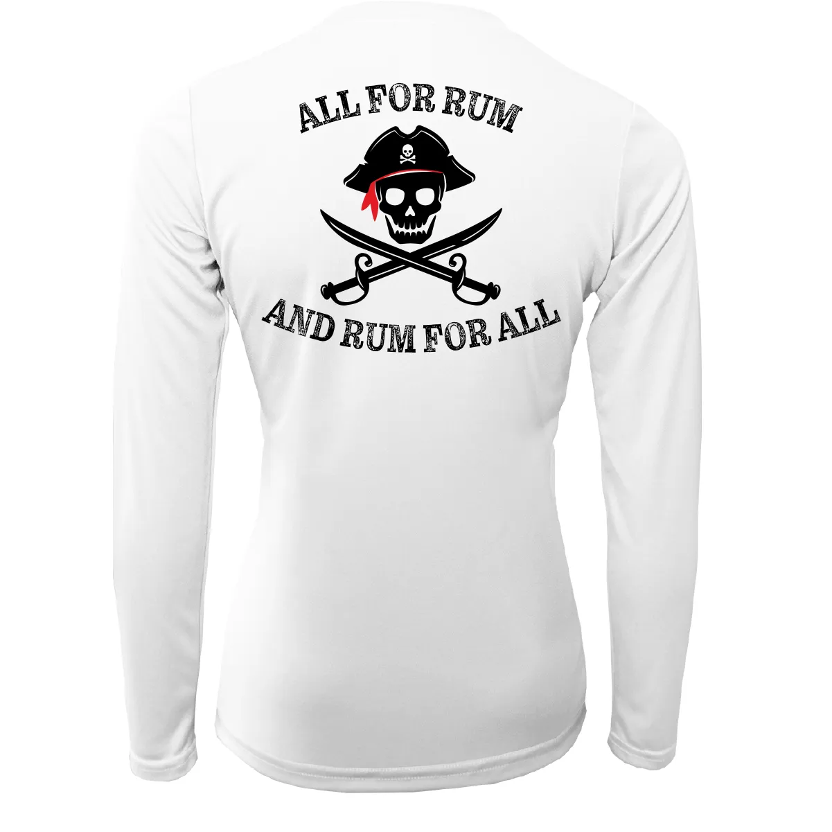 Saltwater Born "All for Rum and Rum for All" Women's Long Sleeve UPF 50  Dry-Fit Shirt