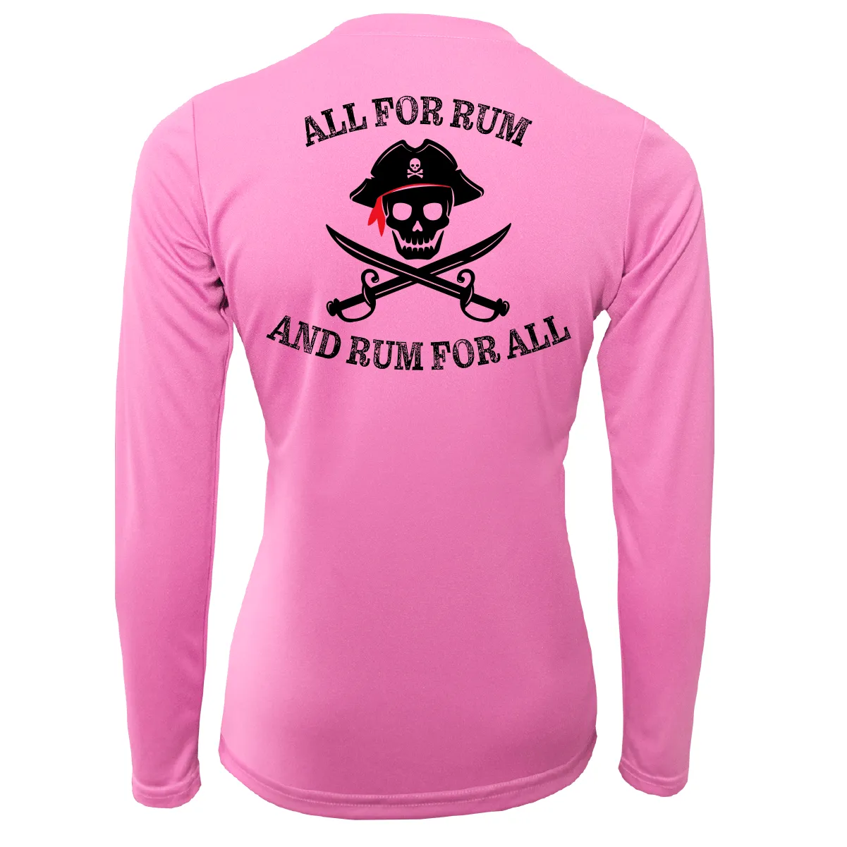 Saltwater Born "All for Rum and Rum for All" Women's Long Sleeve UPF 50  Dry-Fit Shirt