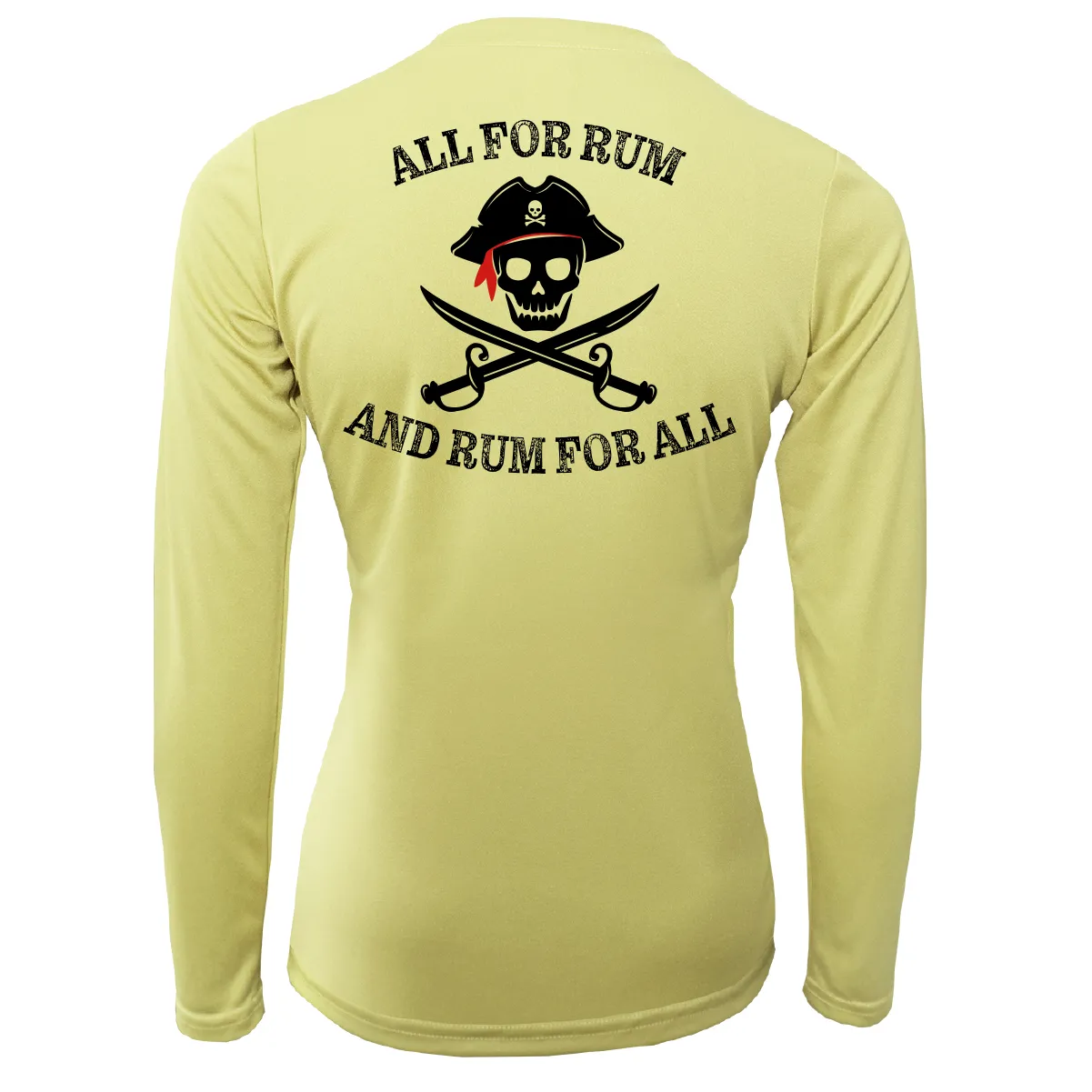 Saltwater Born "All for Rum and Rum for All" Women's Long Sleeve UPF 50  Dry-Fit Shirt