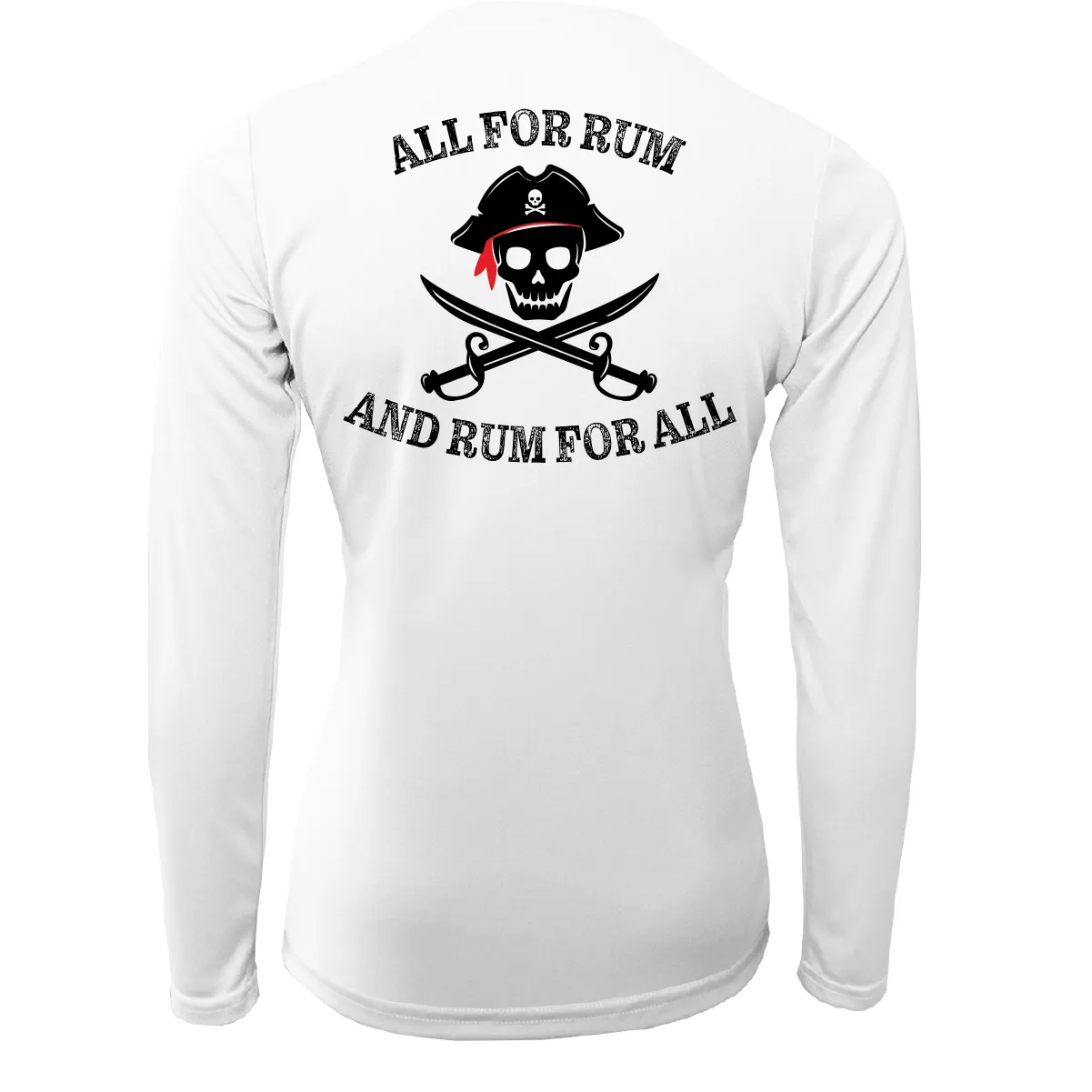 Saltwater Born "All for Rum and Rum for All" Women's Long Sleeve UPF 50  Dry-Fit Shirt