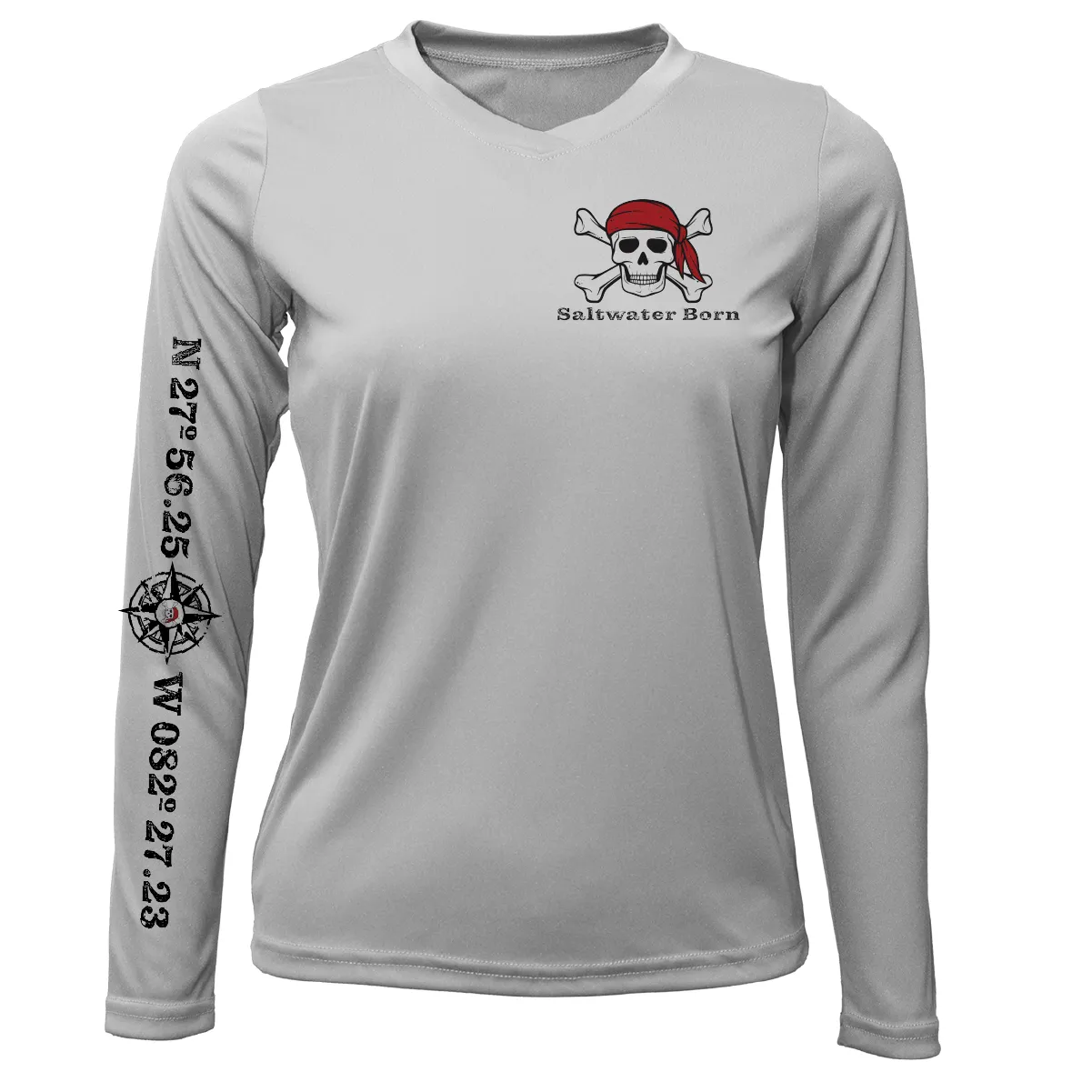 Saltwater Born "All for Rum and Rum for All" Women's Long Sleeve UPF 50  Dry-Fit Shirt