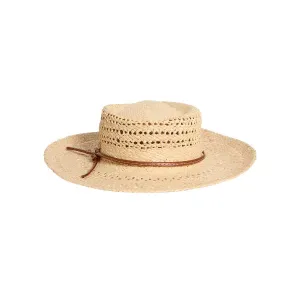 SEAFOLLY - Ladies Savona Boater Hat Natural (One Size)