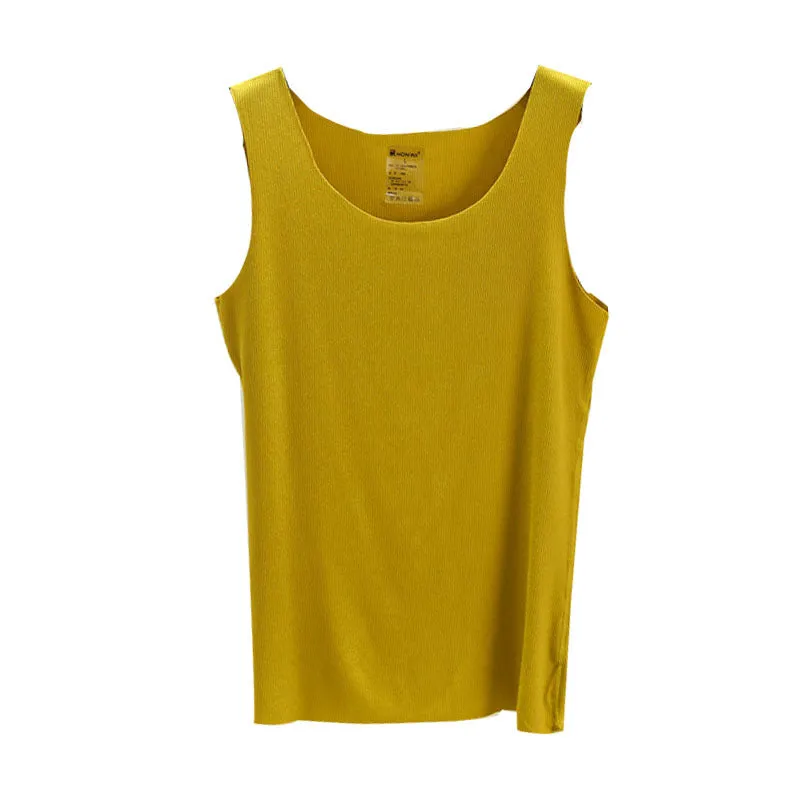Seamless Tank Top Women Summer Thin Modal Loose Plus Size Tank Top
