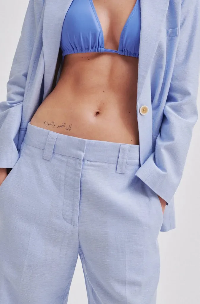 Second Female Liah Classic Trouser in Brunnera Blue