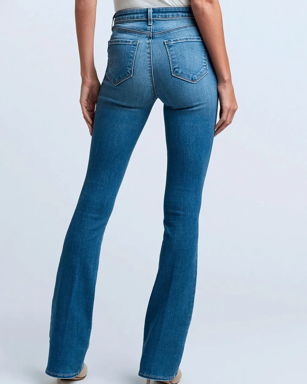 Selma Sleek Baby Boot Jean In Lake Wood