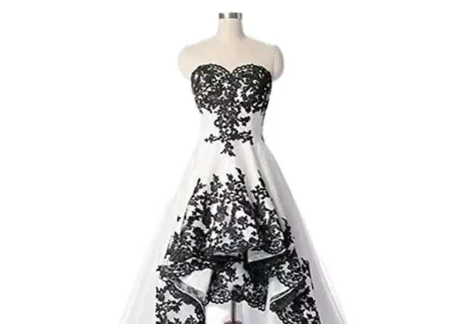 Short Front A-Line Wedding Dress