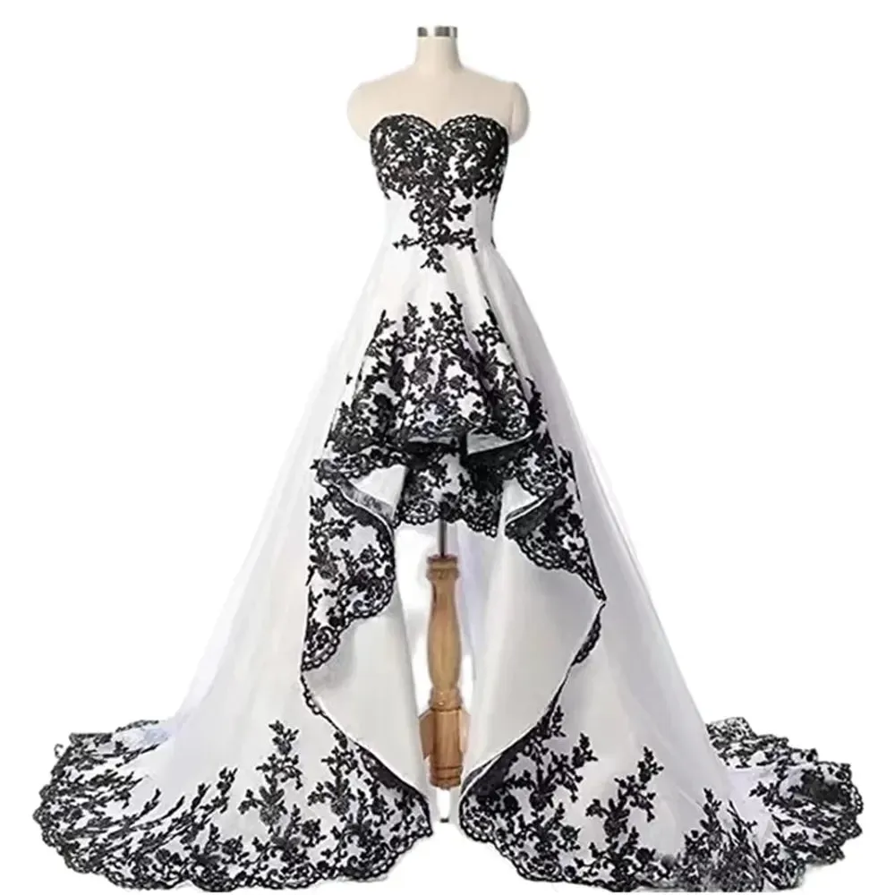Short Front A-Line Wedding Dress