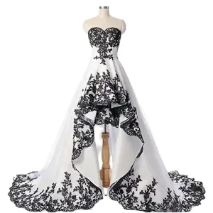 Short Front A-Line Wedding Dress