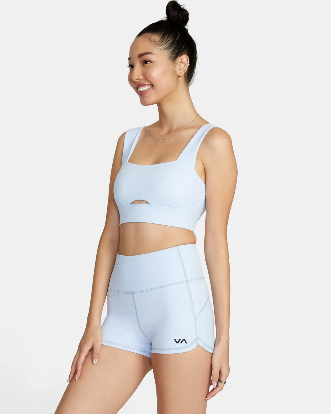 Shorty Workout Shorts - Halogen Blue