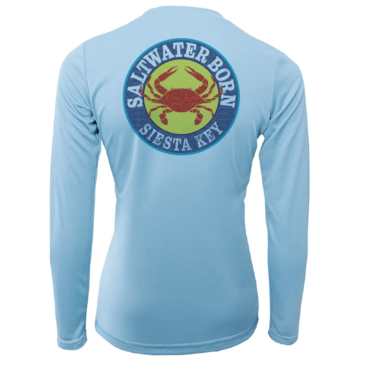 Siesta Key Steamed Crab Women's Long Sleeve UPF 50  Dry-Fit Shirt