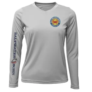 Siesta Key Steamed Crab Women's Long Sleeve UPF 50  Dry-Fit Shirt