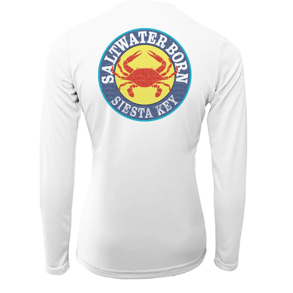 Siesta Key Steamed Crab Women's Long Sleeve UPF 50  Dry-Fit Shirt