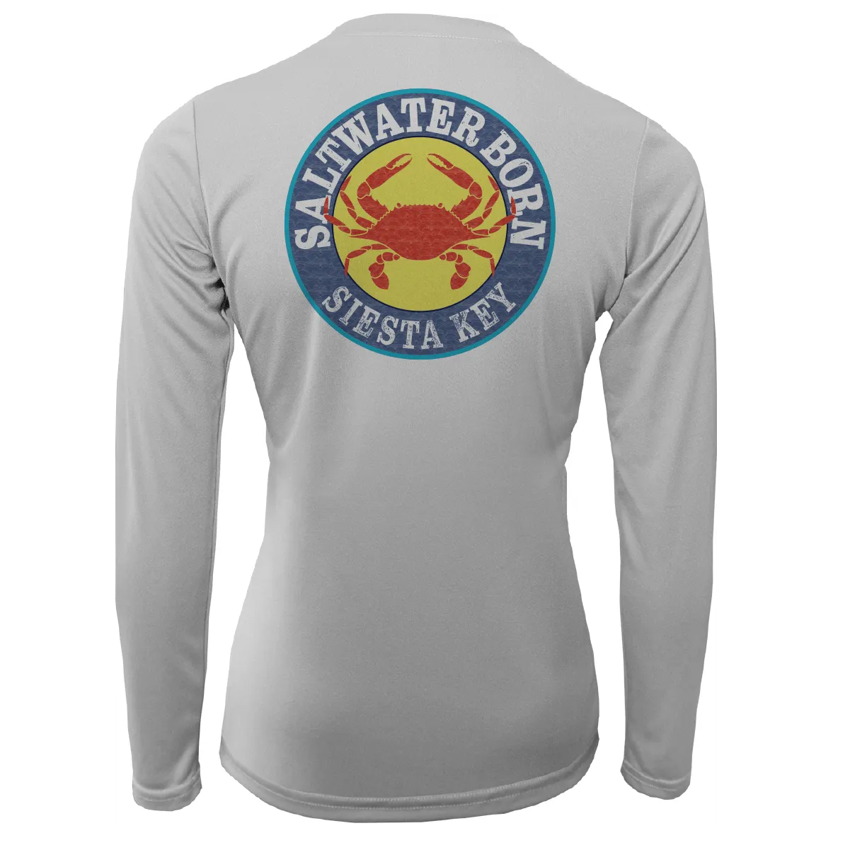 Siesta Key Steamed Crab Women's Long Sleeve UPF 50  Dry-Fit Shirt