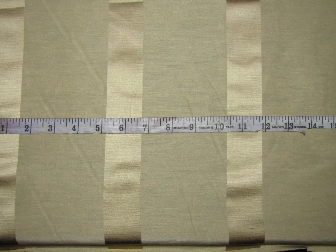 SILK LINEN  SATIN STRIPE 54" wide available in two colors gold and ivory