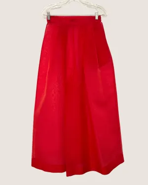 Silk translucent pants