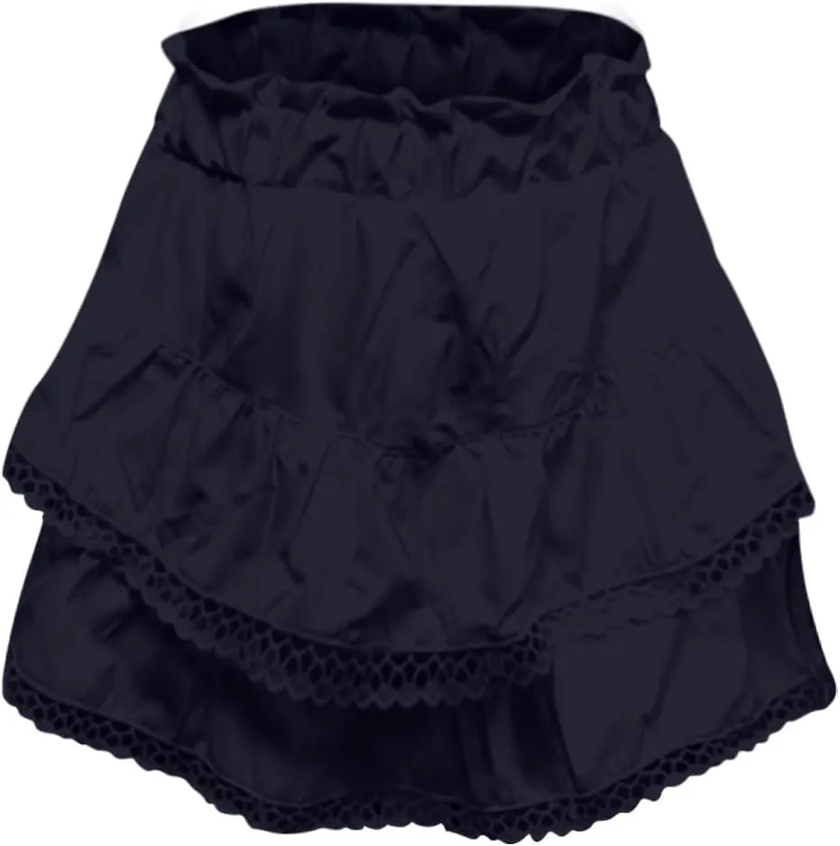 Skorts for Woman 2025 Vacation Stretchy High Waisted Ruffle Layered Skirt Flowy Tennis Golf Cute Crochet Mini Skirts
