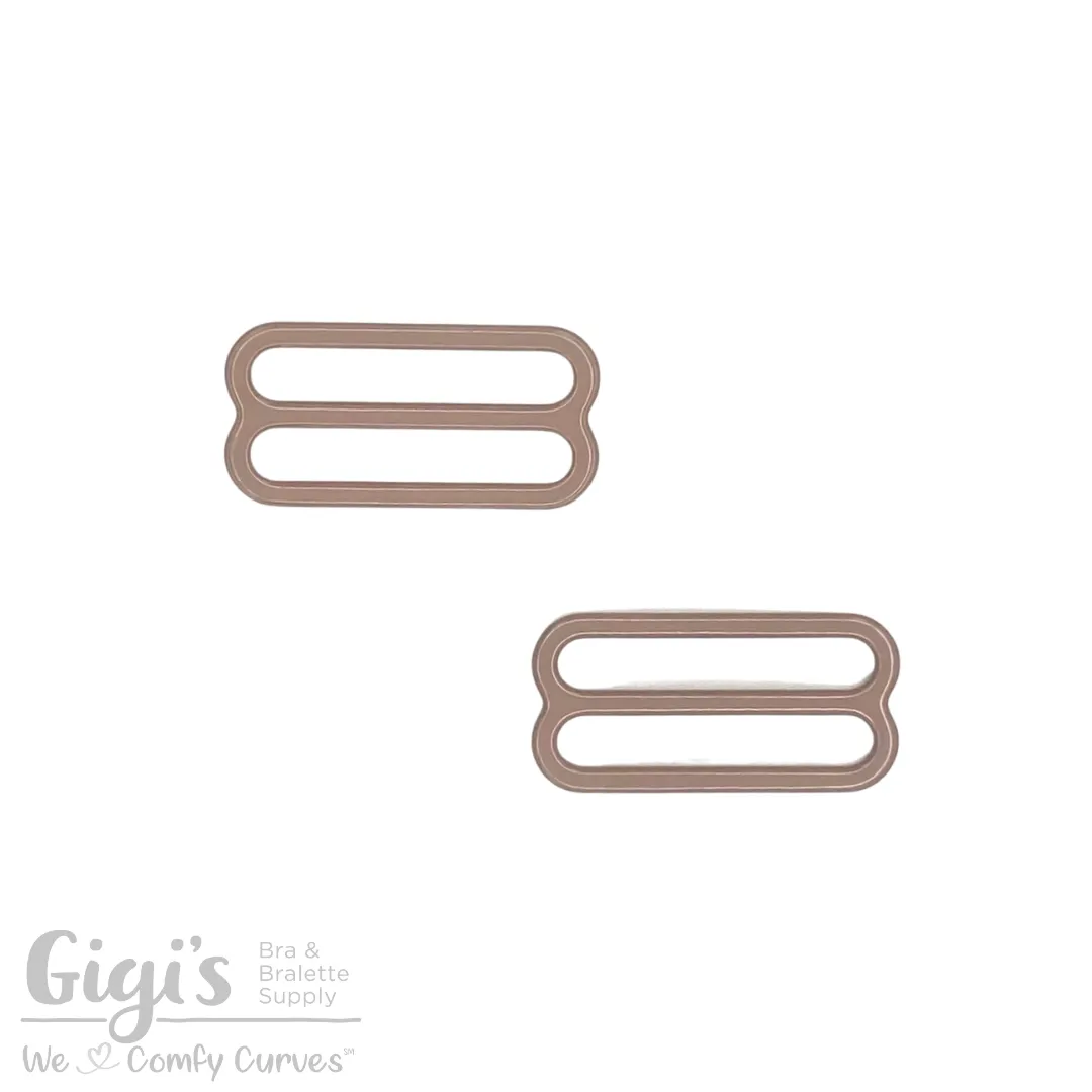 Sliders and Rings, Nylon Coated Metal, 2 Sliders Set