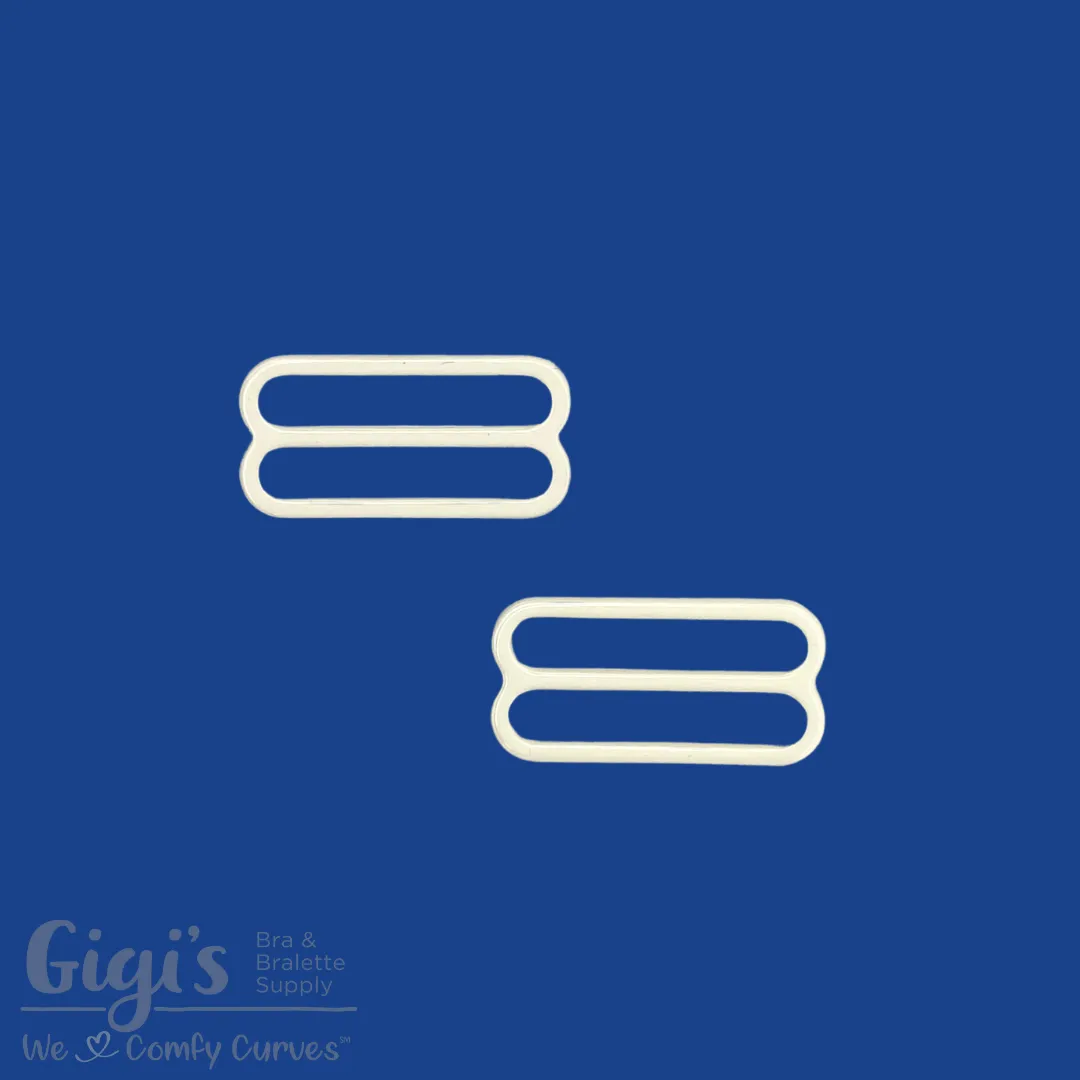 Sliders and Rings, Nylon Coated Metal, 2 Sliders Set