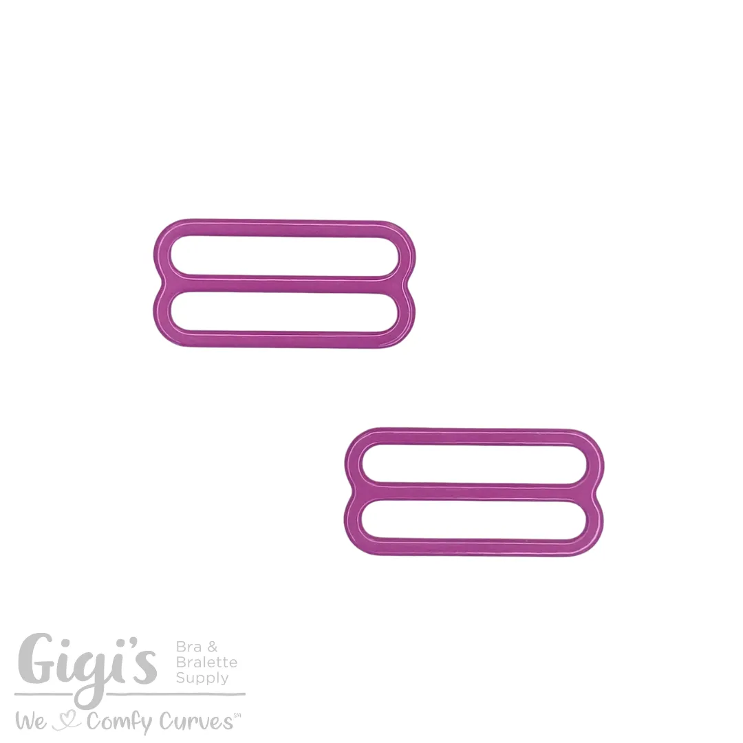 Sliders and Rings, Nylon Coated Metal, 2 Sliders Set