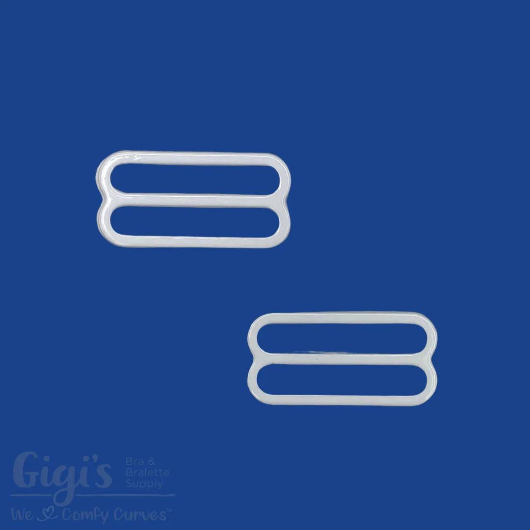 Sliders and Rings, Nylon Coated Metal, 2 Sliders Set