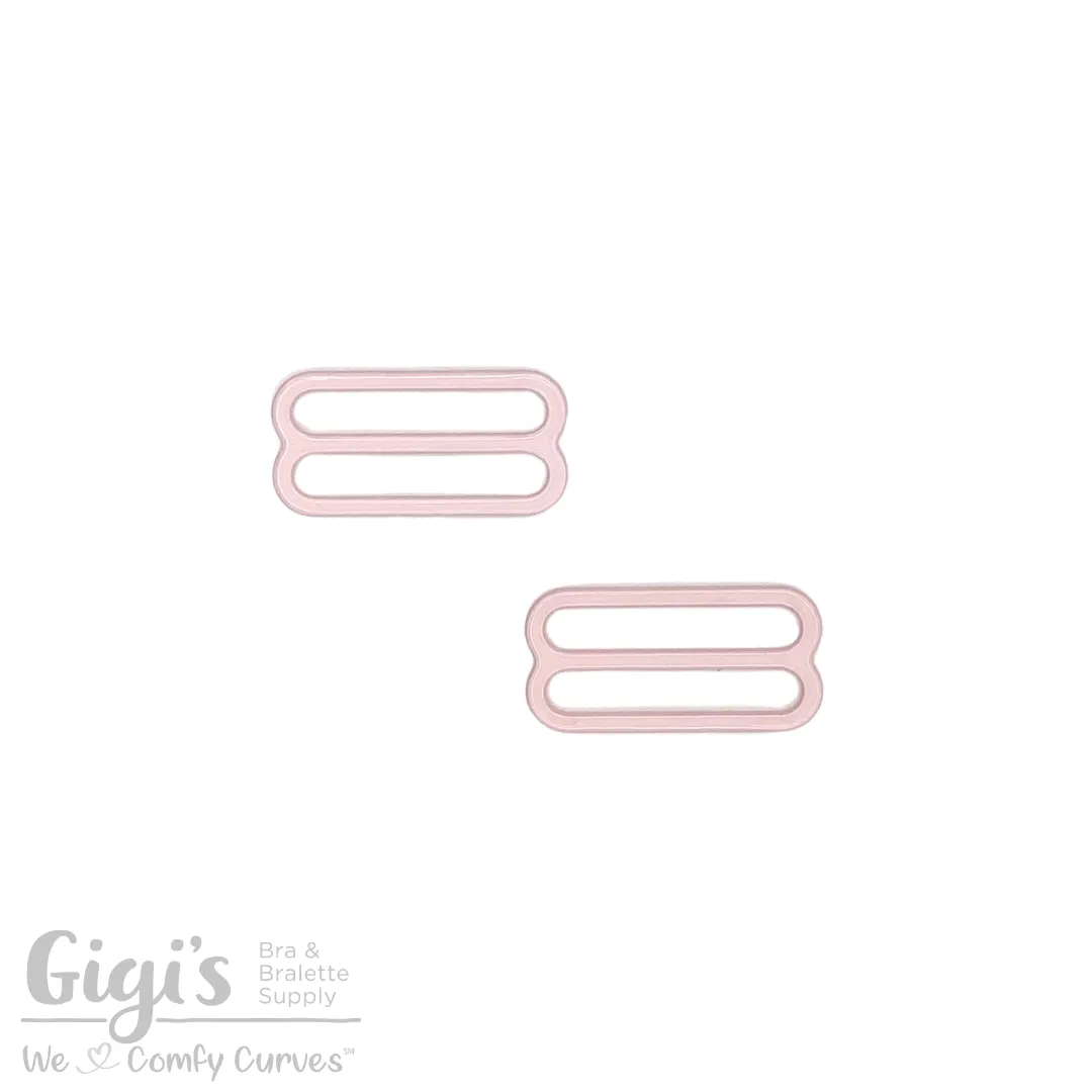 Sliders and Rings, Nylon Coated Metal, 2 Sliders Set