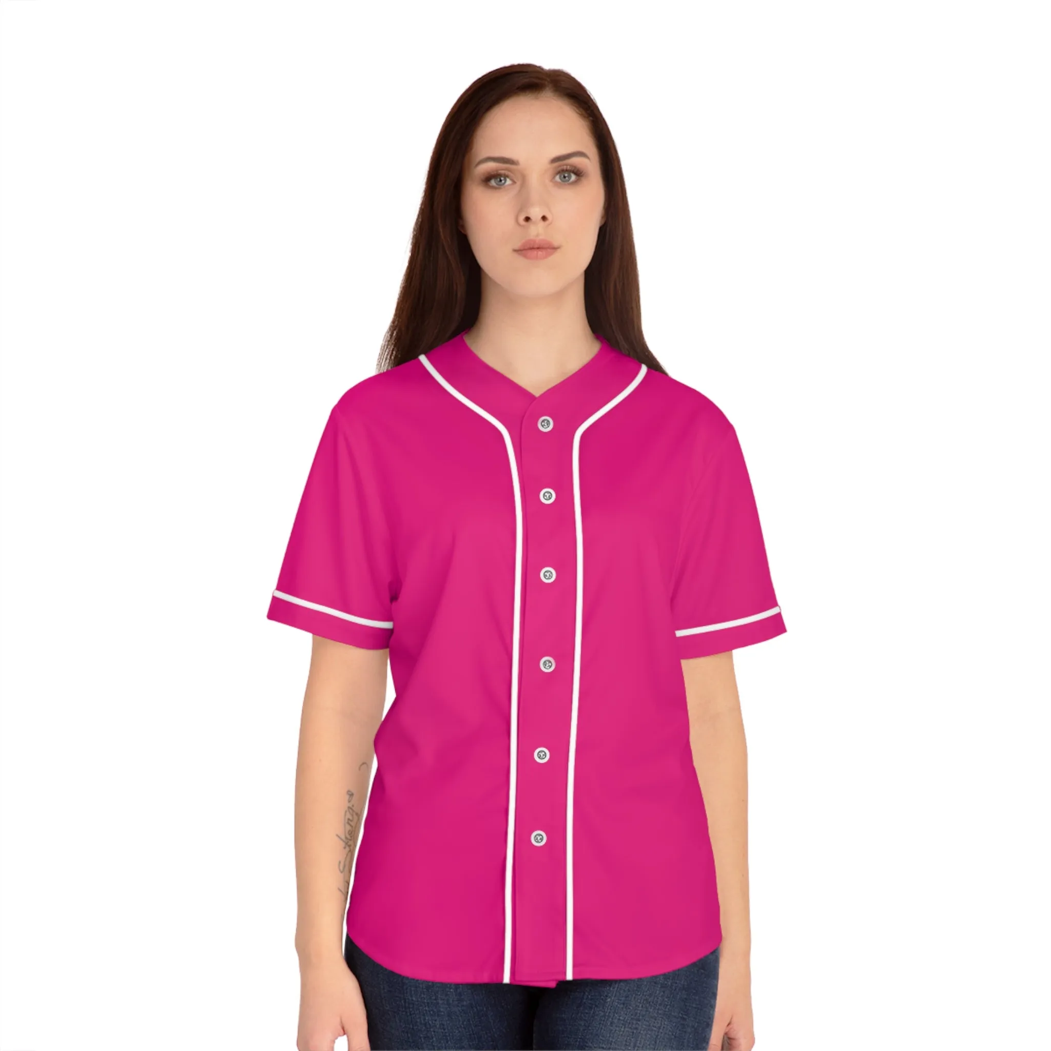 Snooty Fox Art Women's Baseball Jersey - No Regrets