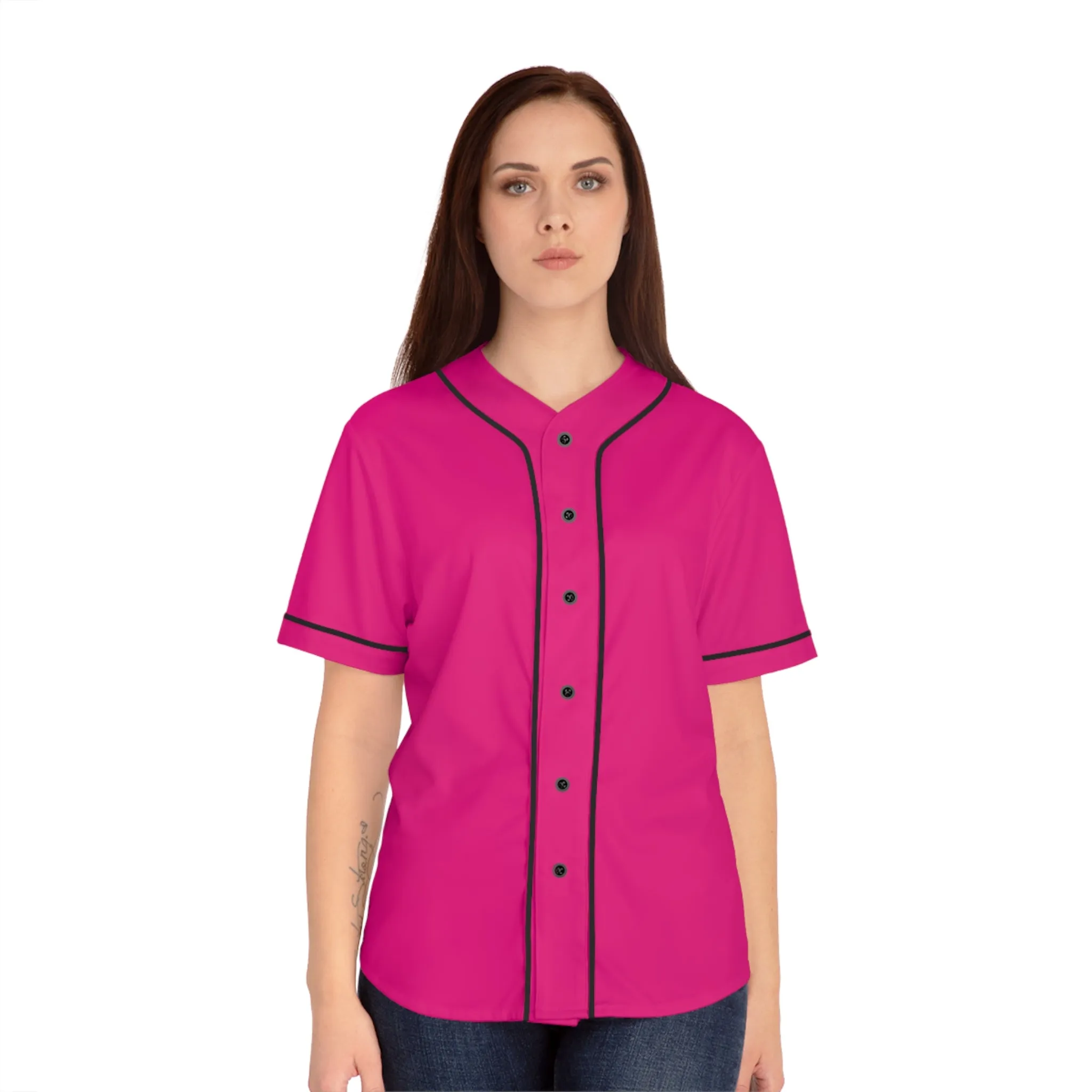 Snooty Fox Art Women's Baseball Jersey - No Regrets