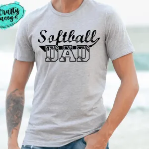 Softball Dad Men's Sports Unisex  Tee