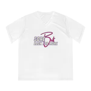 Sore But Back For More -  Women's Performance V-Neck T-Shirt