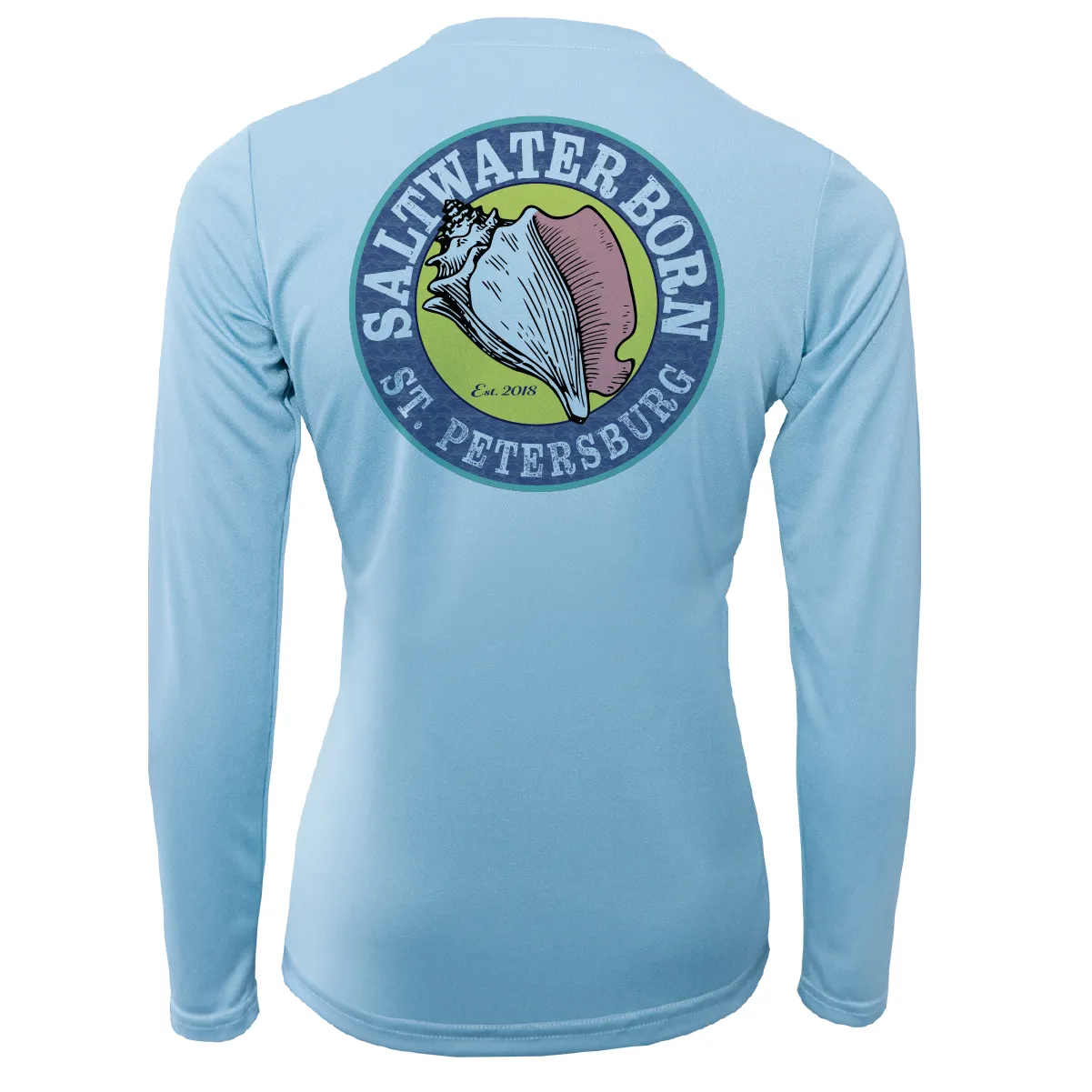 St. Petersburg, Florida Girl Women's Long Sleeve UPF 50  Dry-Fit Shirt