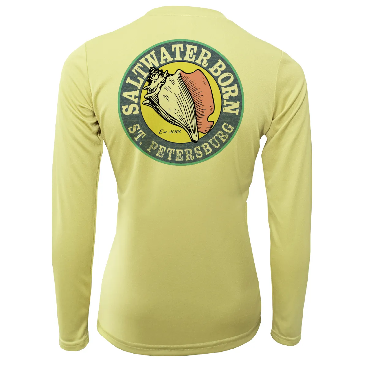 St. Petersburg, Florida Girl Women's Long Sleeve UPF 50  Dry-Fit Shirt
