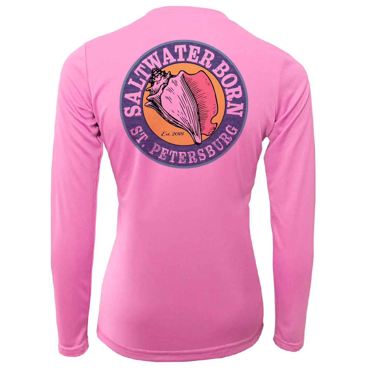 St. Petersburg, Florida Girl Women's Long Sleeve UPF 50  Dry-Fit Shirt