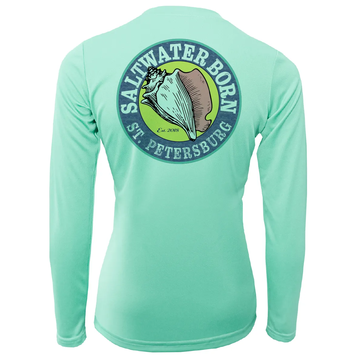 St. Petersburg, Florida Girl Women's Long Sleeve UPF 50  Dry-Fit Shirt