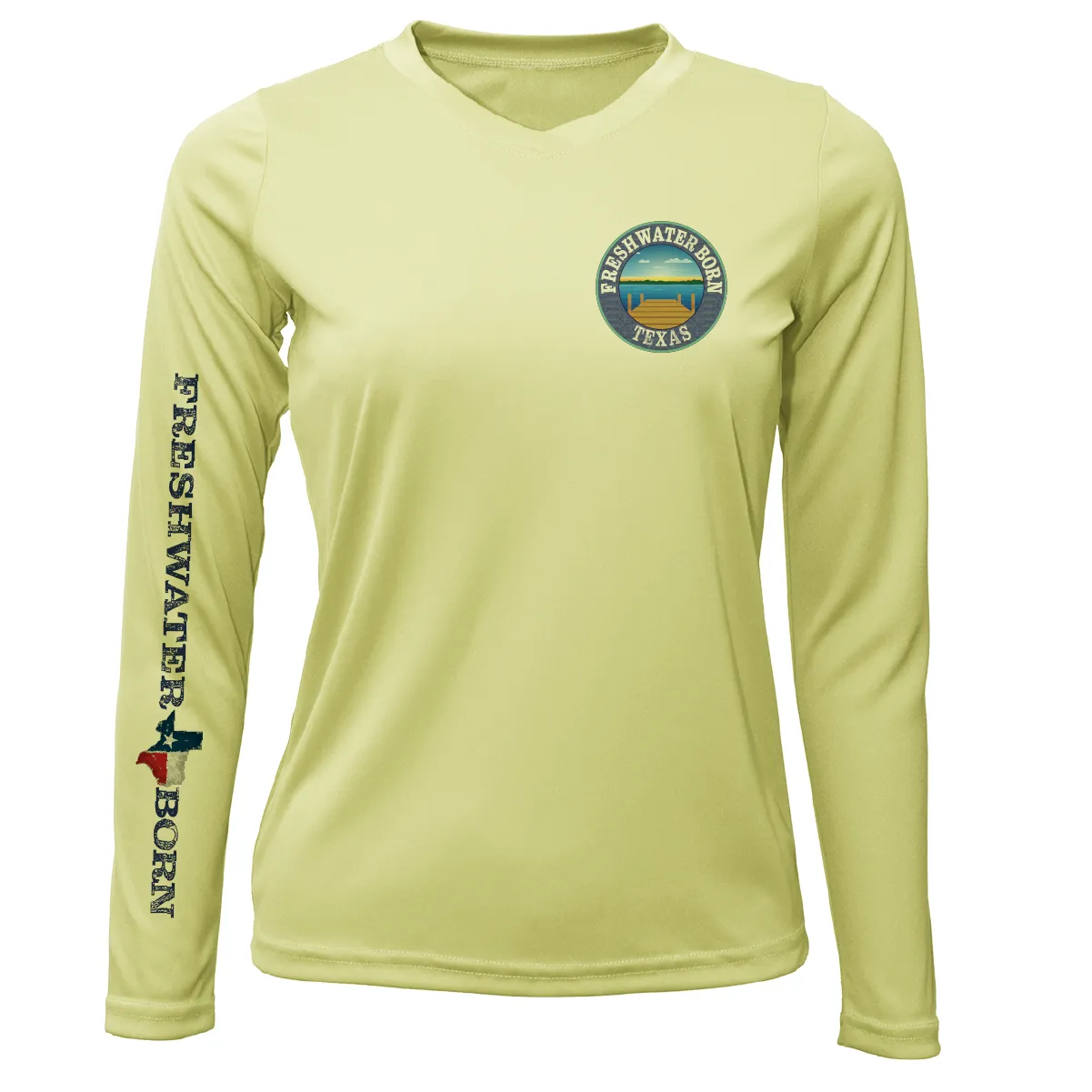 State of Texas Freshwater Born Women's Long Sleeve UPF 50  Dry-Fit Shirt
