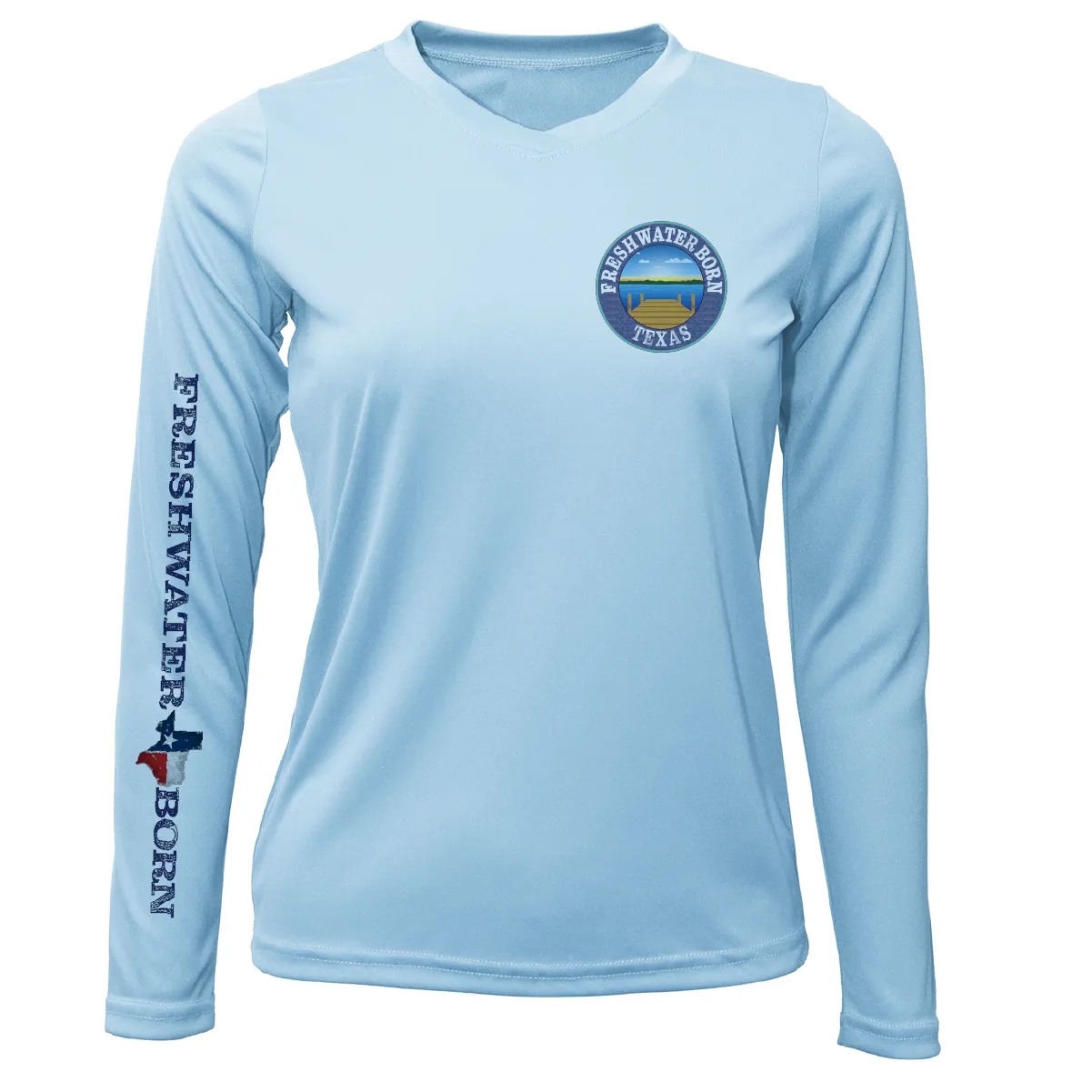 State of Texas Freshwater Born Women's Long Sleeve UPF 50  Dry-Fit Shirt