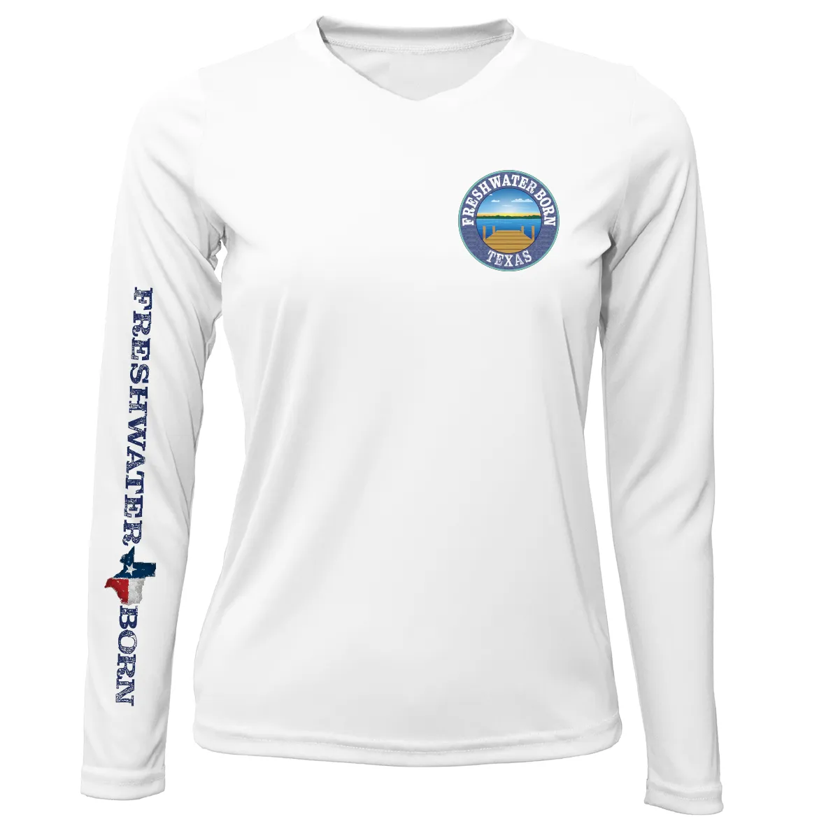 State of Texas Freshwater Born Women's Long Sleeve UPF 50  Dry-Fit Shirt