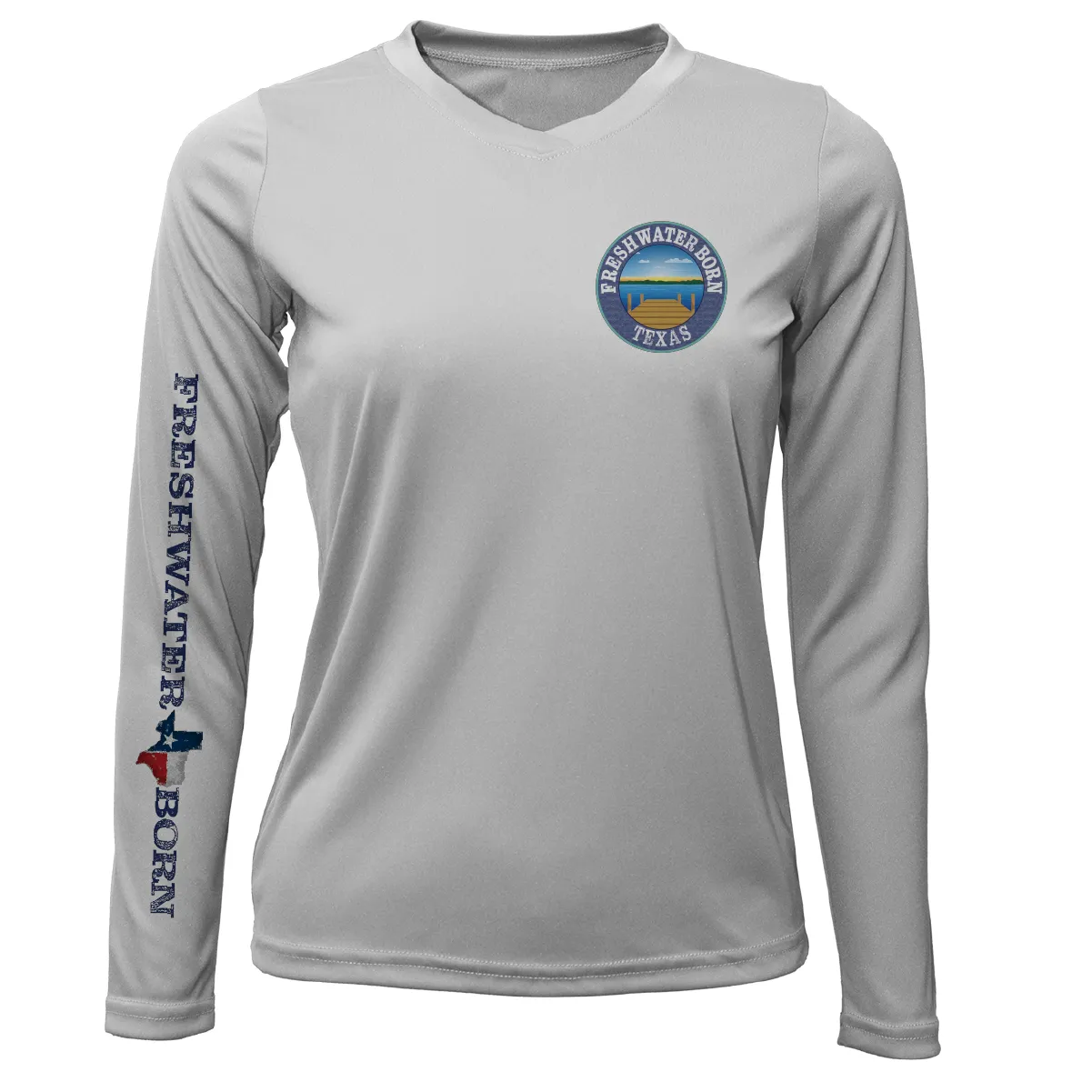 State of Texas Freshwater Born Women's Long Sleeve UPF 50  Dry-Fit Shirt