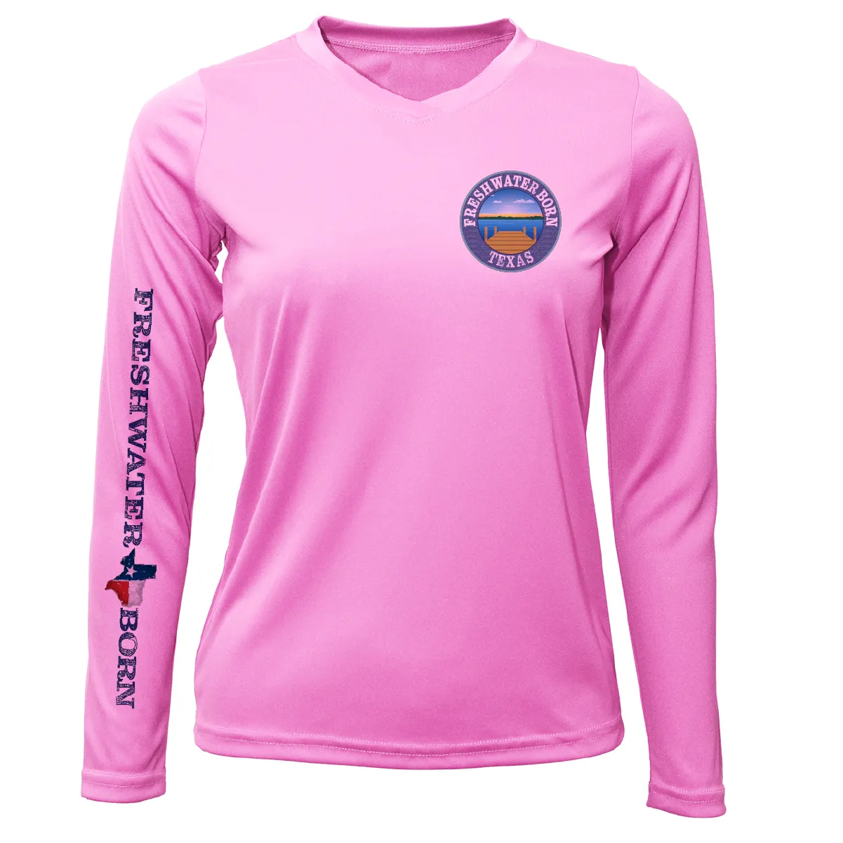 State of Texas Freshwater Born Women's Long Sleeve UPF 50  Dry-Fit Shirt
