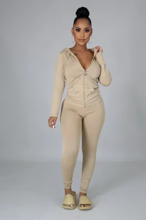 STAY ON TRACK SET | KHAKI